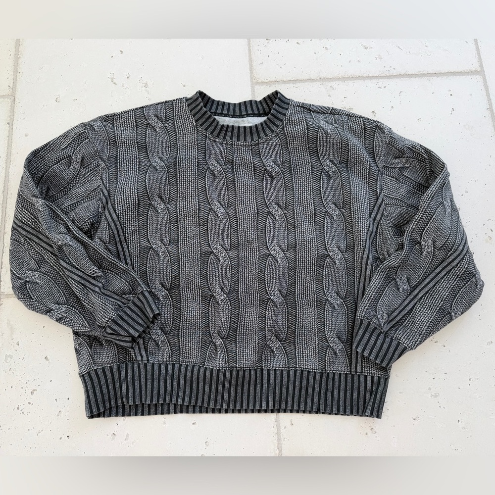 Rag & Bone Miramar Cable-Effect Sweatshirt - Picture 2 of 4